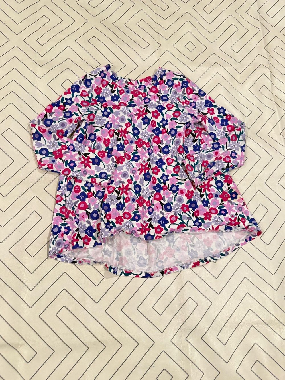 Tea Collection Girls Floral Longsleeve Top